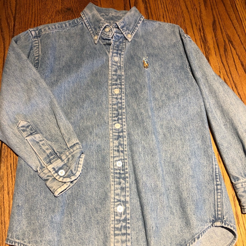 Boys polo button down